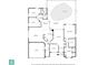 Detailed floorplan illustrating the layout of the home including bedrooms, kitchen, living areas, and pool at 7984 Glenbrooke Ln, Sarasota, FL 34243