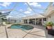 Beautiful screened-in pool area with brick patio, ideal for enjoying sunny days and entertaining at 7984 Glenbrooke Ln, Sarasota, FL 34243