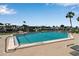 Community pool and boat docks create an ideal place for relaxing and enjoying waterfront living at 10423 Waterbird Way # 10423, Bradenton, FL 34209