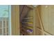 A storage closet with shelving on the side of the condo at 107 Woodland Pl # 107, Osprey, FL 34229