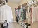 Walk-in closet with ample storage and shelving at 11507 84Th Street E Cir # 102, Parrish, FL 34219