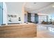 Inviting lobby with sleek reception desk, modern design, and comfortable seating for a welcoming atmosphere at 1155 N Gulfstream Ave # 406, Sarasota, FL 34236