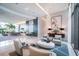 Bright lobby boasts modern decor, stylish seating, and sleek finishes for a luxurious welcome at 1155 N Gulfstream Ave # 406, Sarasota, FL 34236
