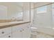 A clean bathroom featuring a shower and tub combo at 12183 Longview Lake Cir, Bradenton, FL 34211