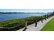 Scenic waterfront walkway with lush greenery and picturesque views of the tranquil bay at 1226 Siesta Bayside Dr # 1226C, Sarasota, FL 34242