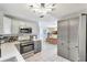 Modern kitchen featuring stainless steel appliances, sleek countertops and updated cabinetry at 1489 18Th St, Sarasota, FL 34234