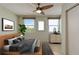 Bedroom with tile floors, neutral walls, and two windows at 33 S Gulfstream Ave # 502, Sarasota, FL 34236