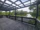 Large backyard wooden pergola offering a peaceful waterfront view at 4210 Baird St, Sarasota, FL 34232