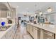 Spacious, modern kitchen with a large island, stainless steel appliances, and an open layout perfect for entertaining at 523 Wildlife Gln, Bradenton, FL 34209