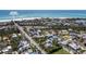 Aerial view of the neighborhood with beach access and beautiful landscaping at 580 Russell St, Longboat Key, FL 34228