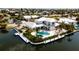 Stunning waterfront property with a private pool and dock, perfect for enjoying coastal living at 603 Emerald Ln, Holmes Beach, FL 34217