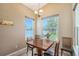 Cozy breakfast nook with view of backyard and lots of natural light at 6605 38Th E Ln, Sarasota, FL 34243