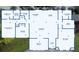 Detailed floor plan showcasing the layout and dimensions of this house at 6931 Magellan Way, Sarasota, FL 34243