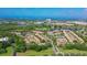 Aerial view of the Pinestone community showcasing the neighborhood layout at 8315 Glenrose Way # 1421, Sarasota, FL 34238