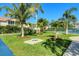 Landscaped lawns and trees provide a peaceful environment for community residents at 8315 Glenrose Way # 1421, Sarasota, FL 34238