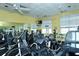 Modern fitness center with state-of-the-art equipment and mirrors for an optimal workout experience at 8315 Glenrose Way # 1421, Sarasota, FL 34238