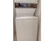 Laundry room featuring a stacked washer and dryer set at 8315 Glenrose Way # 1421, Sarasota, FL 34238