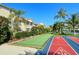 A shuffleboard court and manicured landscaping are part of the community's amenities at 8315 Glenrose Way # 1421, Sarasota, FL 34238