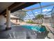 Lovely pool and spa with screened enclosure, showcasing an inviting backyard oasis at 8321 9Th Avenue Nw Ter, Bradenton, FL 34209