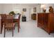 Spacious open-concept living and dining area with stylish furnishings at 1350 N Portofino Dr # 208, Sarasota, FL 34242