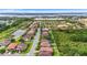 The aerial view showcases the neighborhood's closeness to the scenic Manatee River and beautiful landscaping at 2745 62Nd E Ave, Ellenton, FL 34222