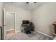 Neutral bedroom featuring a desk and computer at 2745 62Nd E Ave, Ellenton, FL 34222