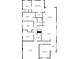 Detailed floor plan showcasing layout with labeled rooms, dimensions, and including the garage, kitchen, and living spaces at 2745 62Nd E Ave, Ellenton, FL 34222