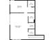 Floor plan showcasing the layout of the Gathering room, bedroom, bath, closet and walk-in closet on the second floor at 2745 62Nd E Ave, Ellenton, FL 34222