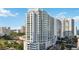 Modern high-rise condo building featuring private balconies and easy access to city amenities at 301 Quay Commons Dr # 1711, Sarasota, FL 34236