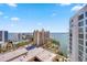 Expansive view of the city and waterfront, captured from a high-rise building at 301 Quay Commons Dr # 1711, Sarasota, FL 34236