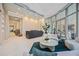 Modern lobby area with sleek reception desk and elegant seating at 301 Quay Commons Dr # 1711, Sarasota, FL 34236