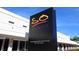 Sarasota Orchestra sign outside the building with blue skies above at 301 Quay Commons Dr # 1711, Sarasota, FL 34236