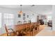 Elegant dining room with a large table, perfect for Gathering meals and gatherings at 3352 Laurel Oak Way, Sarasota, FL 34237