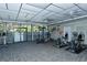 Community gym with updated machines, mirrors, and plenty of open space for working out at 4420 Exeter Dr # L104, Longboat Key, FL 34228