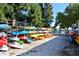 Kayak storage racks for residents provide convenient access to water adventures at 4420 Exeter Dr # L104, Longboat Key, FL 34228