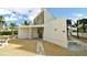 Pool restroom with changing area, and exterior benches at 4420 Exeter Dr # L104, Longboat Key, FL 34228