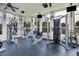 Well-equipped fitness center featuring modern weight machines and ample natural light from large windows at 4802 51St W St # 1711, Bradenton, FL 34210