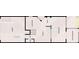Floor plan of the first story, featuring kitchen, dining area, and living room at 5007 Sunnyside Ln, Bradenton, FL 34211