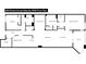 Detailed floor plan of a spacious apartment featuring two bedrooms, a sitting room, and a balcony at 606 Riviera Dunes Way # 306, Palmetto, FL 34221