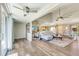 Beautiful open living area with tile floors, neutral decor, and lots of natural light at 6462 Draw Ln # 72, Sarasota, FL 34238