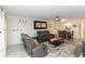 Cozy living room with comfortable seating, stylish decor, and an open floor plan at 6999 W Country Club N Dr # 224, Sarasota, FL 34243