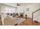 Comfortable living room with hardwood floors and large windows at 7844 52Nd E Ter, Bradenton, FL 34203