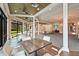 Inviting clubhouse with modern decor, comfortable seating, and scenic views, perfect for community gatherings at 8118 Stirling Falls Cir, Sarasota, FL 34243