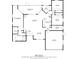 Detailed floor plan displaying the layout of the home, including bedrooms, bathrooms, living areas, kitchen, and garage at 10001 289Th E St, Myakka City, FL 34251