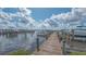 Picturesque dock for community members, perfect for leisurely strolls and enjoying scenic waterfront views at 13 Oak St, Bradenton, FL 34208