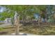 Close up view of the fountain at the Historic Braden Castle community park at 13 Oak St, Bradenton, FL 34208