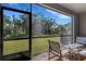 Covered patio with view of lawn and foliage at 1860 Pleasant Maple Ct, Bradenton, FL 34211