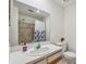 Clean bathroom featuring a shower and toilet at 1930 Peppermill Dr, Clearwater, FL 33763