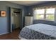 A lovely bedroom with wood floor and a nice window for natural lighting at 2218 Orange Blossom Ln # 0, Bradenton, FL 34207