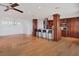 Entertain friends and Gathering in this open floor plan with kitchen bar and beautiful hardwood floors at 226 Golden Gate Pt # 63, Sarasota, FL 34236